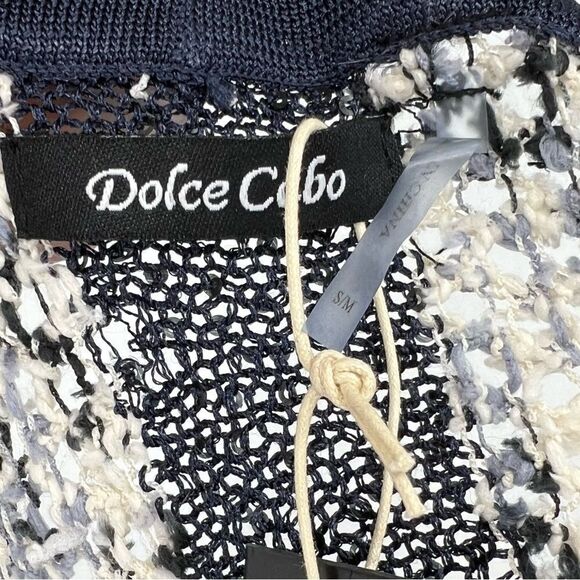 NWT Dolce Cabo Striped Open Draped‎ Cardigan Sweater Sz S/M - Picture 6 of 7